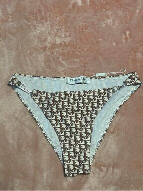 Dior Monogram Trotter Crystal Bikini bottom